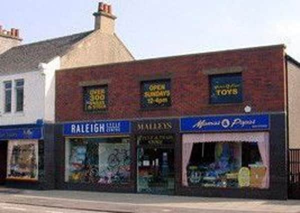 Malleys famous cycle and pram shop in Grahams Road