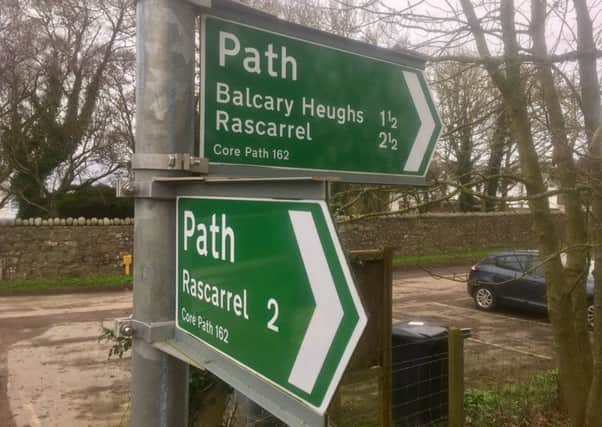 There are some excellent examples of well marked core paths across Scotland