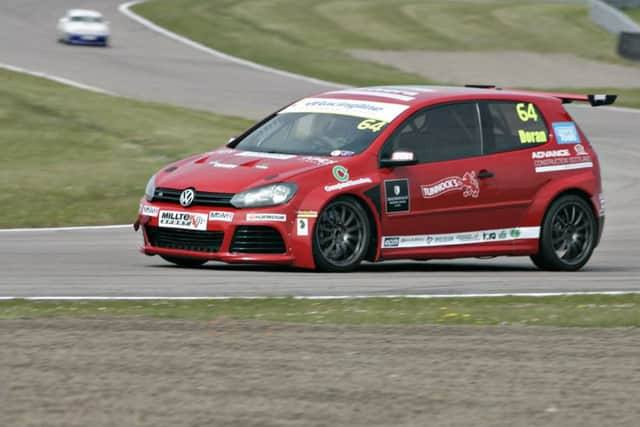Christie was in action at Rockingham. Pic by Lewis Houghton.