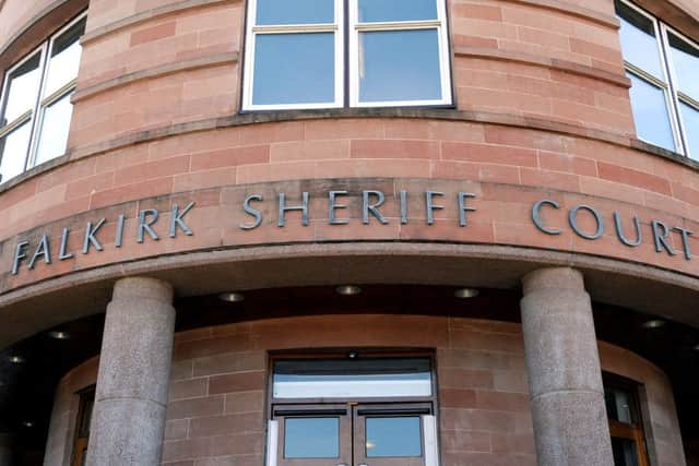 The case was heard at Falkirk Sheriff Court. Picture; Lisa Ferguson