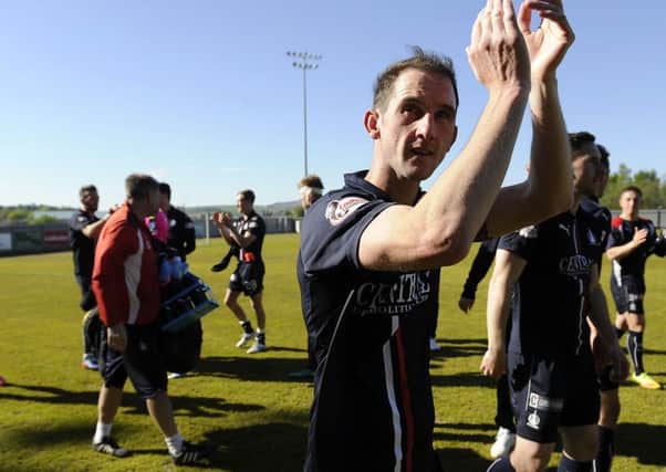 Mark Kerr has extended his stay at Falkirk. Picture Michael Gillen