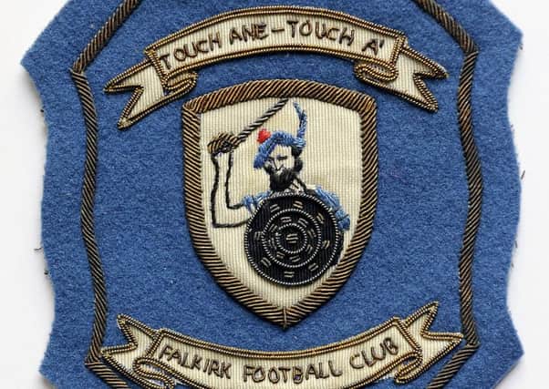 The manager's suit badge for the 1957 Cup final.