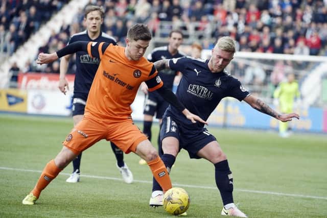 Craig Sibbald was heavily involved for the Bairns. Picture: Craig Halkett