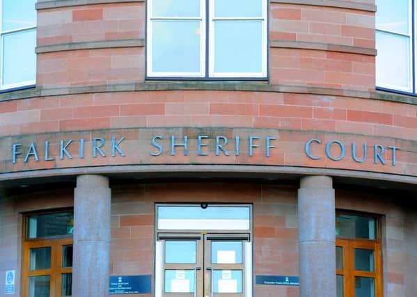 David Georgeson appeared at Falkirk Sheriff Court last week