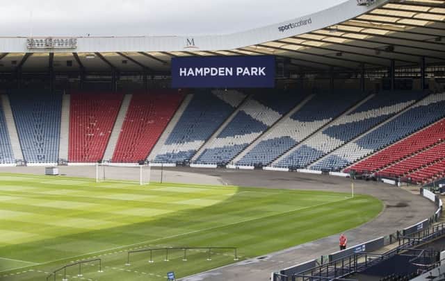 The largest in-stadia screens in the country have been installed at Hampden