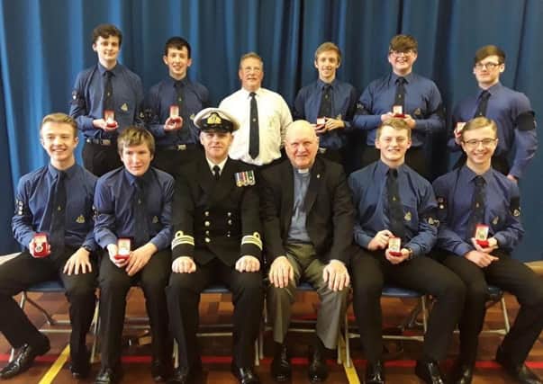 Members of 2nd Larbert Boys' Brigade have received their Queen's Badge