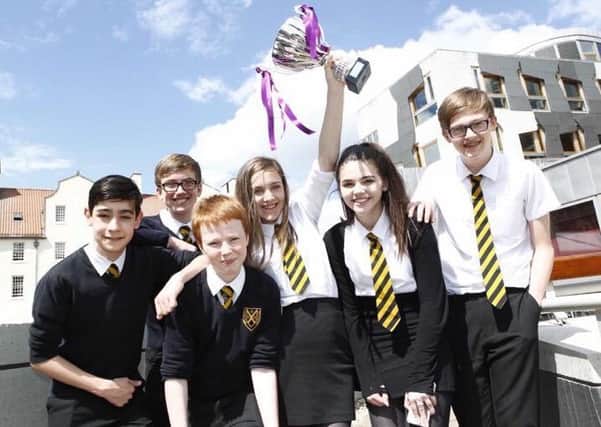 Grangemouth High School's S2 pupils from Team Perfect Storm won the national Go4SET competition