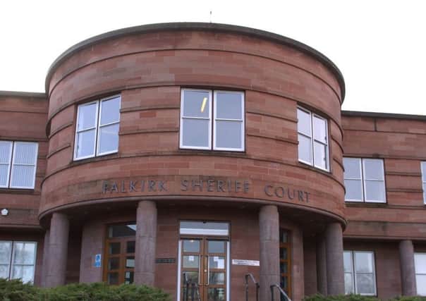 Mark Reid was warned to stay away from his former partner when he appeared for sentence at Falkirk Sheriff Court last week