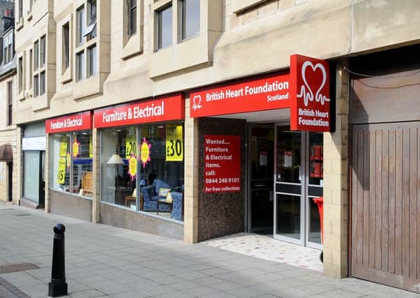 Staff at the British Heart Foundation Scotland's Falkirk branch are enouraging customers to take part in the run
