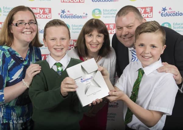 Parents as Partners in Learning Award winners  St Patricks RC Primary School, Denny. Picture: Steve Welsh