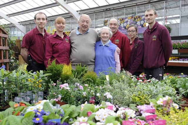 The Stevenson family who own Torwood Garden Centre are well known fundraisers for local charities
Picture: Michael Gillen