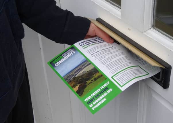 Avondbridge and Standburn residents are being sent leaflets consulting them on the future of their area