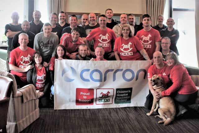 Carron Bathrooms workers raised cash for CHAS