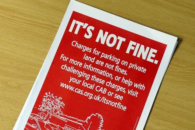 The Citizens Advice Bureau produced a report on parking fines and offers help to the public