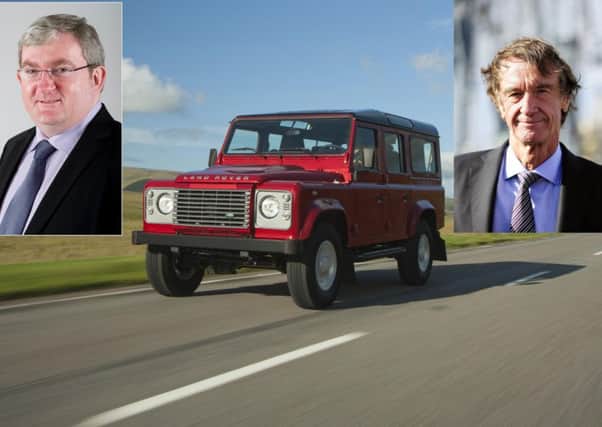 MSP Angus MacDonald received confirmation from Ineos boss Jim Ratcliffe he had not ruled out using Grangemouth as a base to produce his successor to the Land Rover Defender