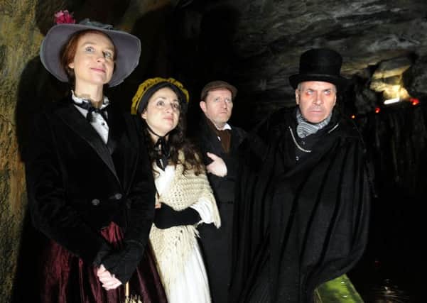 The Resurrection cast have the talent to both inform and terrify guests brave enough to enter Falkirk Tunnel. Picture: Michael Gillen