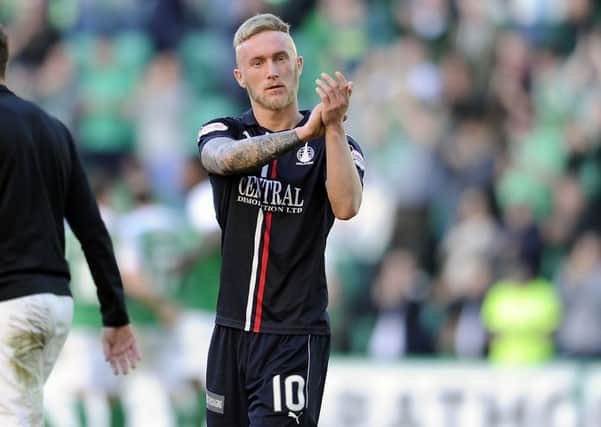 Craig Sibbald will sign a deal with Falkirk this week, ending months of speculation. Picture Michael Gillen.