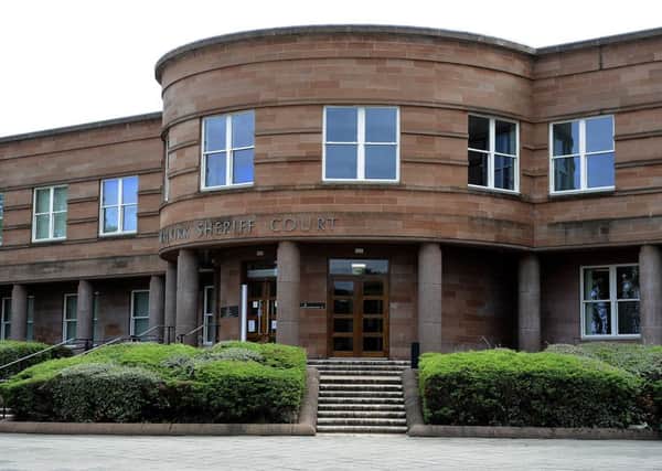 Terry Shaw appeared at Falkirk Sheriff Court last Thursday