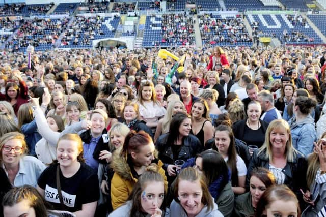 The crowd for Jess Glynne
