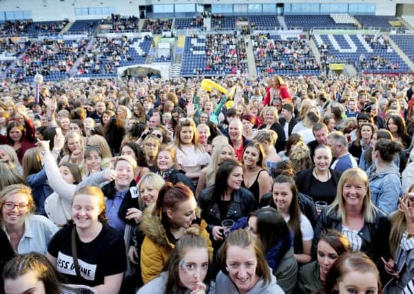The crowd for Jess Glynne