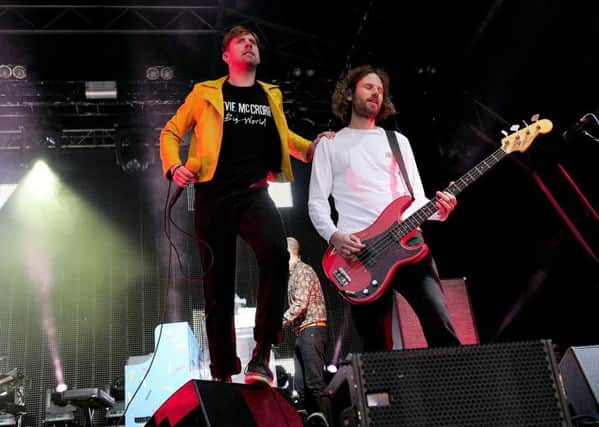 Kaiser Chiefs rocked the Palace on Saturday. Picture: Michael Gillen
