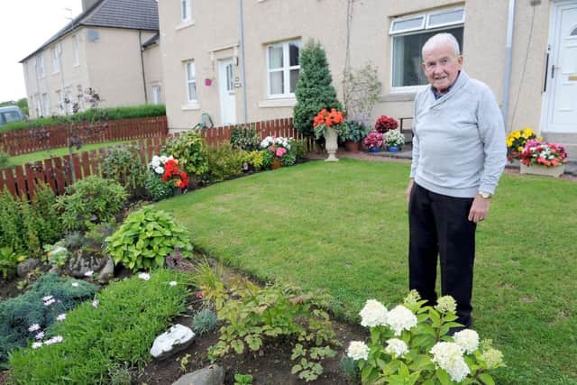 James Reid's garden was voted best for the senior citizen category for the Denny and Bonnybridge area
