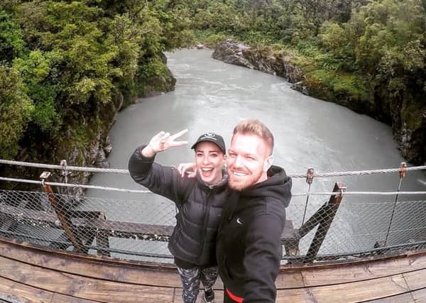 Ivana and Jamie enjoying one of their trips in New Zealand