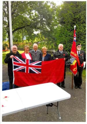 Councillor Billy Buchanan organised the tribute