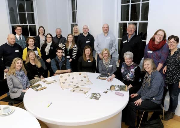 This meeting in Linlithgow Burgh Hall last year saw Linlithgow Bid, VisitScotland, Visit West Lothian and Historic Scotland meeting local businesses to discuss how to make the most of the new "Outlander" map -  which features key local sites.