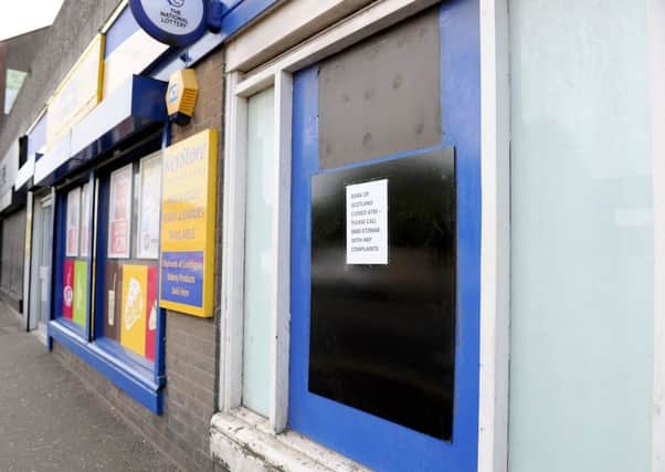 Bank of Scotland closed its ATM service in Main Street, Bainsford. Picture: Michael Gillen
