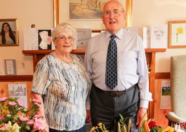 William and Margaret Dalgleish of Glenmoriston Drive, Cairneyhill, who celebrated their Diamond Wedding on Monday August 28th 2017. Originally from Falkirk.