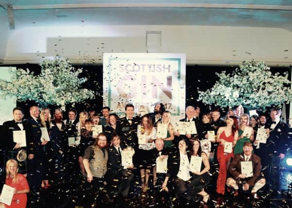 The winners at the the first ever Scottish Gin Awards.
