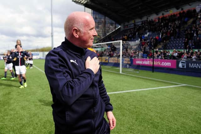 Peter Houston still holds Falkirk close to his heart. Pic by Michael Gillen.