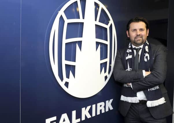 Paul hartley has been impressed during his first week at Falkirk.  Picture Michael Gillen.