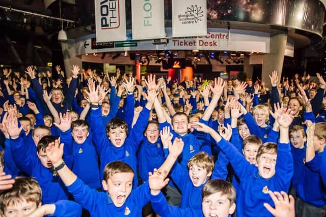 Boys' Brigade Junior section enjoy a sleepover at the Science Centre in Glasgow