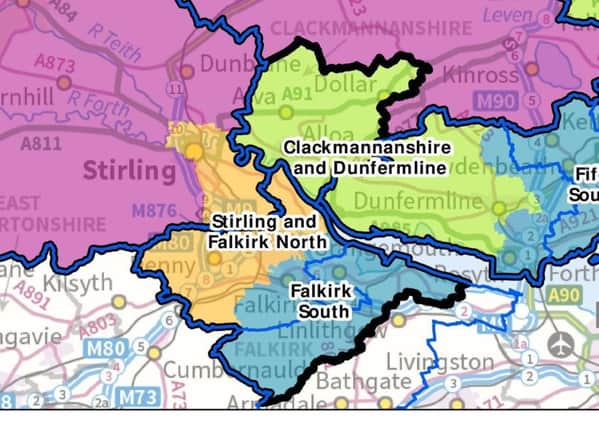 The proposed changes to constituency boundaries in Falkirk