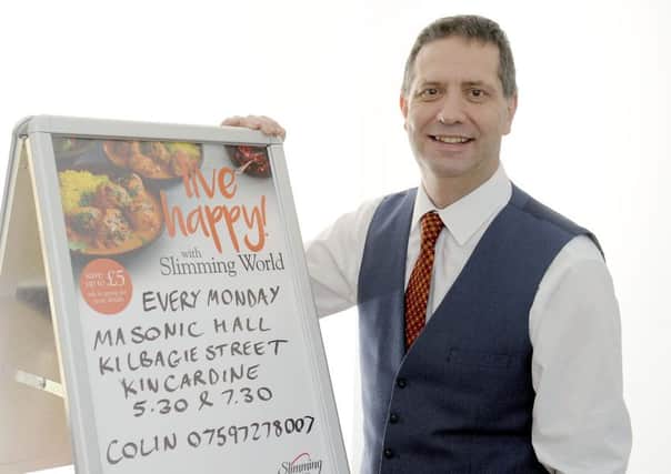 Colin was determined to lose weight after seeing photographs of his holiday in Florida last year and now taking over his local Slimming World class