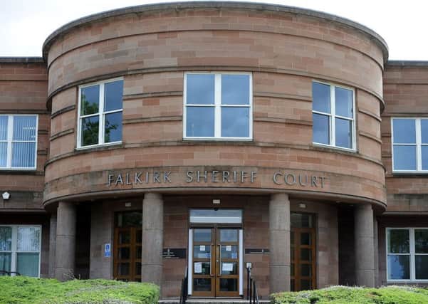 Ryan Davidson was sentenced at Falkirk Sheriff Court for assault
