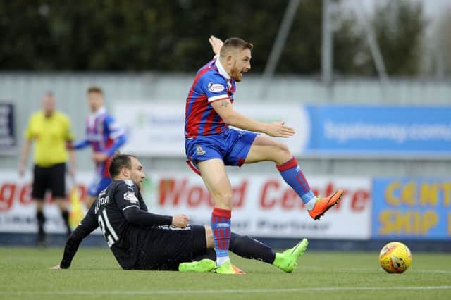 Falkirk have one win and one loss in Inverness so far this season. Picture Michael Gillen.