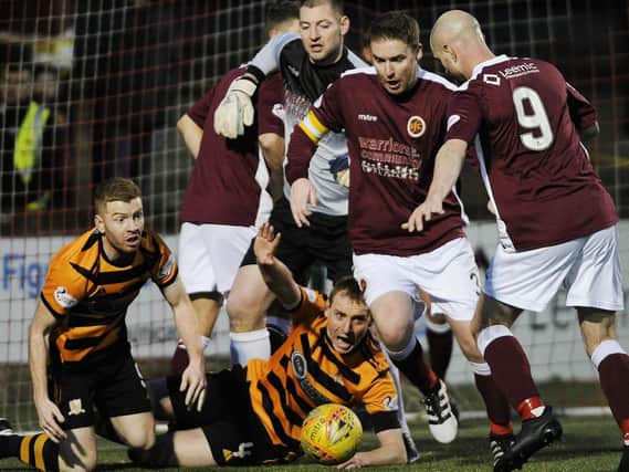 Stenhousemuir were unable to find a way past Alloa in the Scottish Cup (pic by Alan Murray)