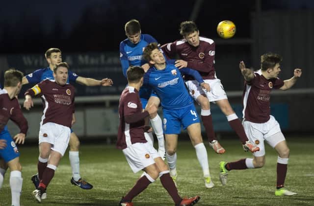 Montrose went top with this win. Picture Craig Halkett.