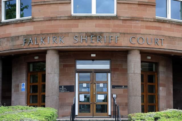 Harper was sentenced at Falkirk Sheriff Court