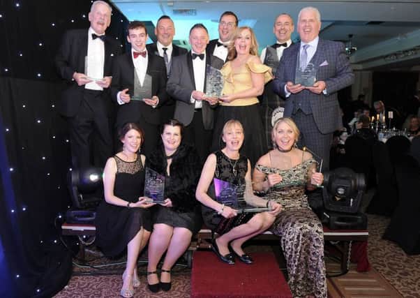 The winners of the Falkirk Herald Business Awards 2017