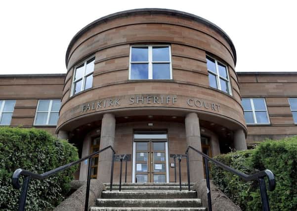 Cooper, Toal and Bunce appeared at Falkirk Sheriff Court