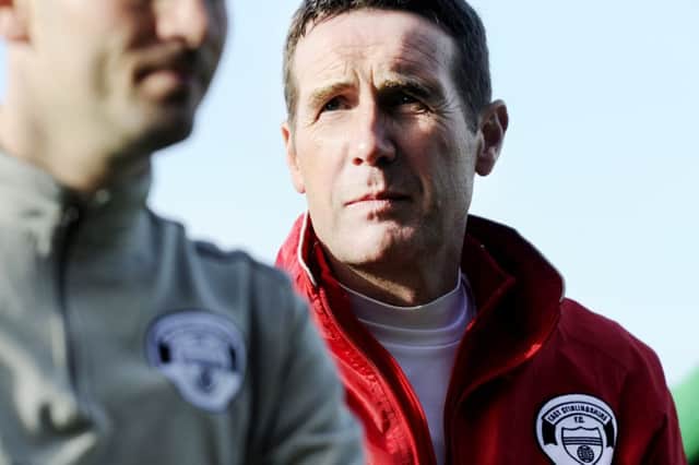 East Stirlingshire boss John Sludden. Pic Alan Murray
