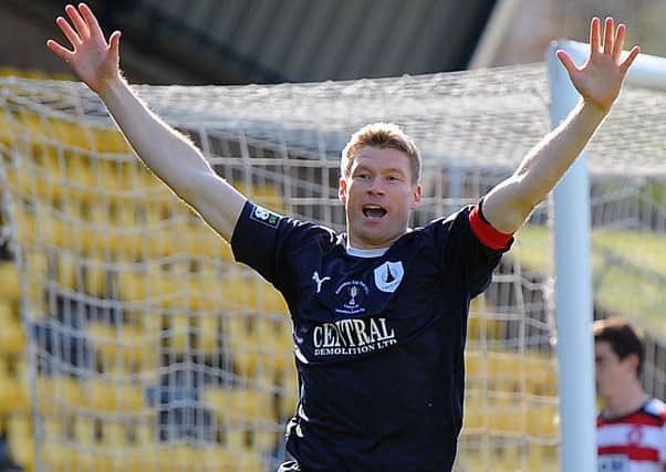 Ex-Falkirk captain Darren Dods is in the away dugout on Saturday. Picture Gary Hutchison