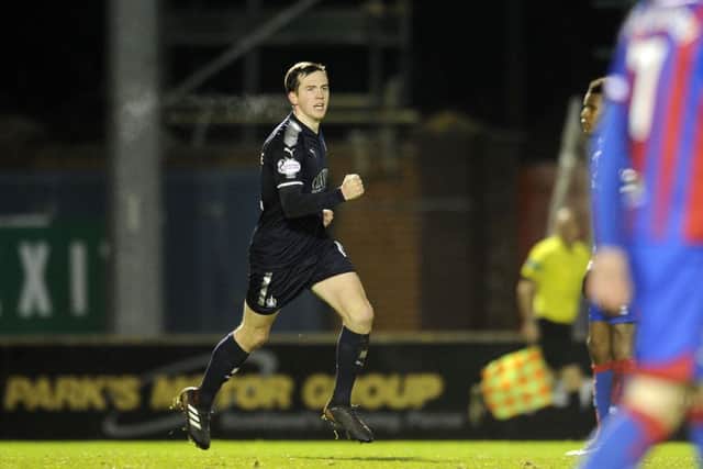 Louis Longridge has been in the thick of the Bairns goals in the last week. Picture Michael Gillen