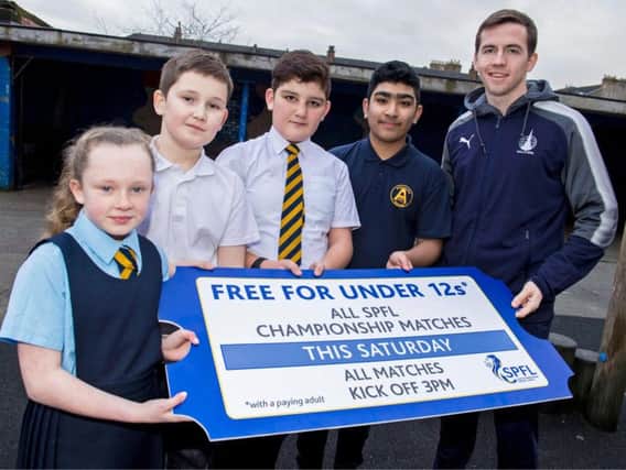 Children under 12 can go free to any SPFL Championship game this Saturday when accompanied by a paying adult. Details of how to take advantage of the offer are available from each home club.