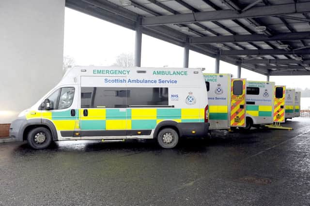 NHS Forth Valley has seen a slight upturn in its A&E waiting time performance, however it remains well below the Scottish Government's target.  Picture: Michael Gillen.