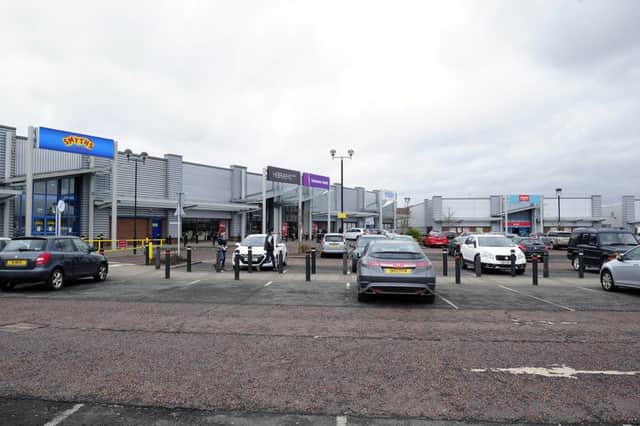 McGarry committed the offence at Falkirk Central Retail Park. Pic: Michael Gillen